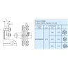 B&P 661C28103R Sprzęgło FV22 cierne 500Nm 1i3/8 Z6 - 23,8x61,3 G2 Bondioli Pavesi