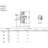 B&P 661B24103R Sprzęgło FV22 cierne 400Nm 1i3/8 Z6 - 22,0x54,0 G1 Bondioli Pavesi