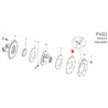B&P 2481A0001R02 Podkładka oporowa sprzęgła FV22 4mm Bondioli Pavesi