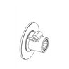 B&P 513853707R Piasta sprzęgła FV22 400Nm 1i3/8"Z21 - 22x54 G1 Bondioli Pavesi