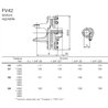 B&P 661L56438R Sprzęgło FV42 cierne 1600Nm 1i3/4"Z20 - 34,9x93,5 G8 Bondioli Pavesi