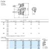 B&P 661L53304R Sprzęgło FV34 cierne 1450Nm 1i3/4"Z6 - 34,9x106,0 G8 Bondioli Pavesi