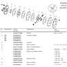 B&P 661M58304R Sprzęgło FV34 cierne 1800Nm 1i3/4"Z6 -  34,9x93,5 G9 Bondioli Pavesi