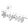 B&P 351022370R08 Sprężyna dociskowa, d  6 mm FFV32/34 Bondioli Pavesi