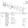 B&P 663C28103R Sprzęglo cierne FT22 500Nm 1i3/8"Z6 -23,8x61,3 G2 Bondioli Pavesi