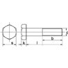 Śruba M10x65 kl.12.9, SW17 pół gwint czarna M10x1,50x65