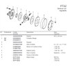 B&P 66344203R Sprzęglo cierne FT32 1000Nm 1i3/8"Z6 -30,2x79,4 G5 Bondioli Pavesi