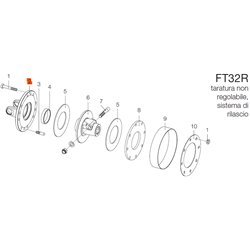 B&P 25308605R Obudowa sprzęgła FT32R - 30,2x79,4 G5 Bondioli Pavesi