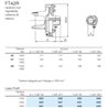 B&P 663L53F37R Sprzęglo cierne FT42R 1450Nm 1i3/8"Z21 -34,9x93,5 G8 Bondioli Pavesi