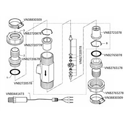 Body Flowmeter 3/4"