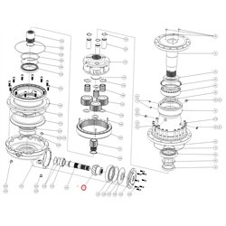 Comer 1754504026 Koło zębate stożkowe Z-13 - R.3.77