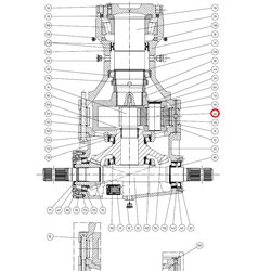 Comer 1717884042 Sworzeń satelity D.6