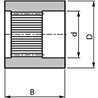 Tuleja profilowa BS 100/160