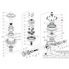 Comer 9010680000 Pierścień segera wewnętrzny 170x4,0 mm