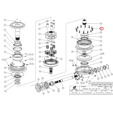 Comer 9540430090 Śruba M14x40 imbusowa DIN 912 8,8