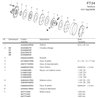 B&P 663L53338R Sprzęglo cierne FT34 1450Nm 1i3/4"Z20 -34,9x93,5 G8 Bondioli Pavesi