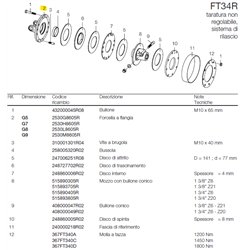 B&P 2530H8605R Obudowa sprzęgła FT34R - 30,2x91,4 G7 Bondioli Pavesi