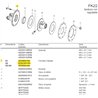 B&P 2530B8510R Obudowa sprzęgła FK22 - 22,0x54,0 G1 Bondioli Pavesi