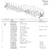 B&P 665M60204R Sprzęgło cierne jednokierunkowe FNV44 2000Mn 1i3/4"Z6 - 34,9x106, G9 Bondioli Pavesi