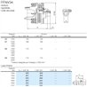 B&P 667H53103R Sprzęgło cierne jednokierunkowe FFNV34 1450Nm 1i3/8"Z6 30,2x91,4 G7 Bondioli Pavesi