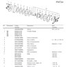 B&P 658L53103R Sprzęgło cierne jednokierunkowe FNT34 1450Nm 1i1i3/8"Z6 34,9x93,5 G8 Bondioli Pavesi