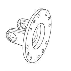 B&P 25301L02R Obudowa sprzęgła FNT34R G5 Bondioli Pavesi