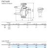 B&P 658M62438R Sprzęgło cierne jednokierunkowe FNT44R 2200Nm 1i3/4"Z20 34,9x106,0 G9 Bondioli Pavesi