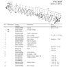 B&P 658L58437R Sprzęgło cierne jednokierunkowe FNT44R 1800Nm 1i3/8"Z21 34,9x93,5 G8 Bondioli Pavesi