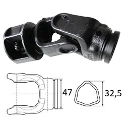 B&P 711049007 Przegub krzyżowy 1-3/8 Z-6, zew. 32.5x2.6 - 22,0x54,0 G1 Bondioli Pavesi