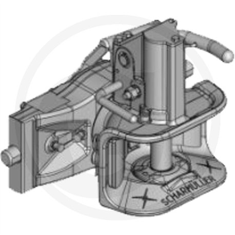 Zaczep automatyczny 330/32/25mm sworzeń 31mm Scharmüller