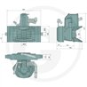 Zaczep automatyczny 255/31/25mm sworzeń 38mm Scharmüller