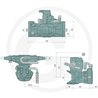 Zaczep automatyczny 330/32/25mm sworzeń 30,6mm Rockinger RO855D3030D