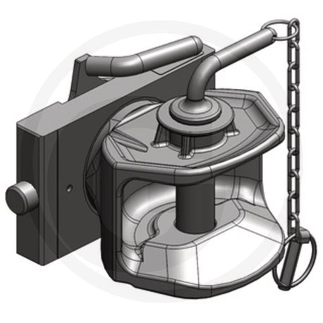 Zaczep automatyczny 200/30/22mm sworzeń 31,5mm Scharmüller