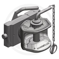Zaczep automatyczny 225/32/25mm sworzeń 31mm Scharmüller