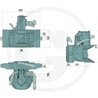 Zaczep automatyczny 255/32/25mm sworzeń 38mm Scharmüller