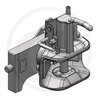 Zaczep automatyczny 320/38/25mm sworzeń 31mm Scharmüller