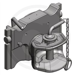 Zaczep automatyczny 320/20/30mm sworzeń 31mm Scharmüller