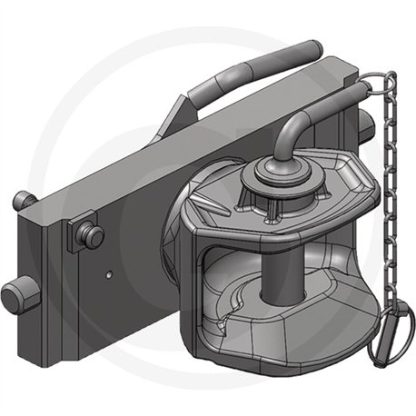 Zaczep automatyczny 330/32/25mm sworzeń 31mm Scharmüller