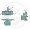 Zaczep automatyczny 335/30/22mm sworzeń 38mm Scharmüller 033353221A11