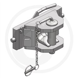 Zaczep automatyczny 335/30/22mm sworzeń 43mm Scharmüller
