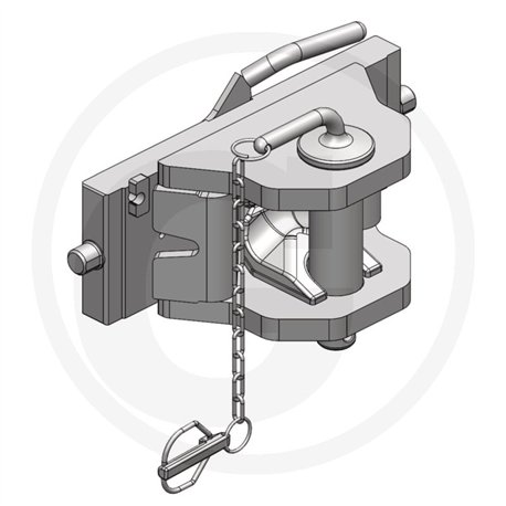 Zaczep automatyczny 335/30/22mm sworzeń 43mm Scharmüller