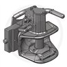 Zaczep automatyczny 180/25/16mm sworzeń 31mm Scharmüller