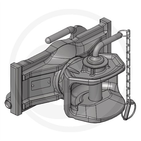 Zaczep automatyczny 295/26/25mm sworzeń 31mm Scharmüller