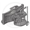 Zaczep automatyczny 295/26/25mm sworzeń 31mm Scharmüller