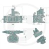 Zaczep automatyczny 330/32/25mm sworzeń 38mm Scharmüller 073303291A02