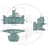Zaczep automatyczny 390/32/25mm sworzeń 38mm Scharmüller