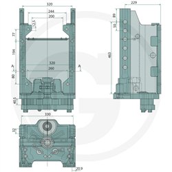 Prowadnica do zaczepu 330/32/25mm Rockinger  RO880C11040