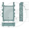 Prowadnica do zaczepu 390/32/25mm Rockinger  RO889B3504C