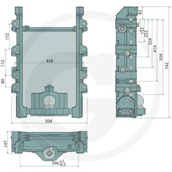 Prowadnica do zaczepu 390/32/25mm Rockinger  RO889K5534C