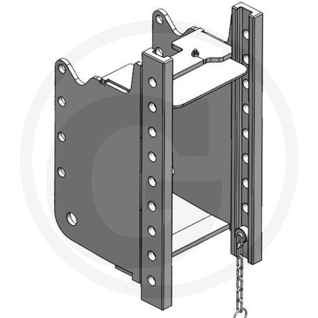 Prowadnica do zaczepu 200/25/16mm Scharmüller 12292324